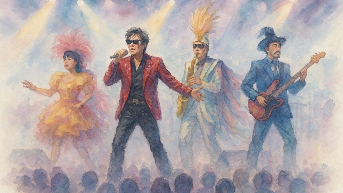 米米CLUB「米米大興行 人情紙吹雪 ～踊ってやっておくんなさい～」を12/21（日）午後8:00に放送！