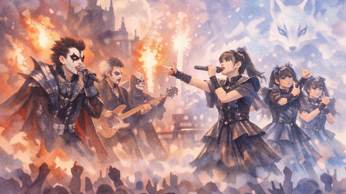 聖飢魔Ⅱ VS BABYMETAL 「悪魔が来たりてベビメタる」2DAY公演を2026年2月12日に一挙放送！