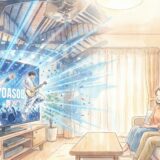 YOASOBI 「WANDARA」ツアー沖縄ライブをWOWOWで自宅で鑑賞する家族