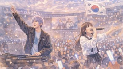 記念すべきYOASOBI初の海外ワンマン、温かく歓迎された2023年韓国・ソウル公演の模様を4月28日に放送